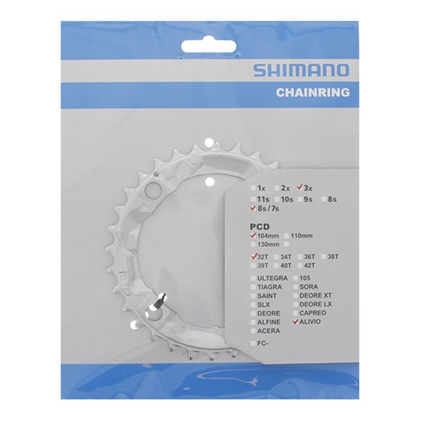 Shimano kettingblad Alivio FCM415 32T zilver