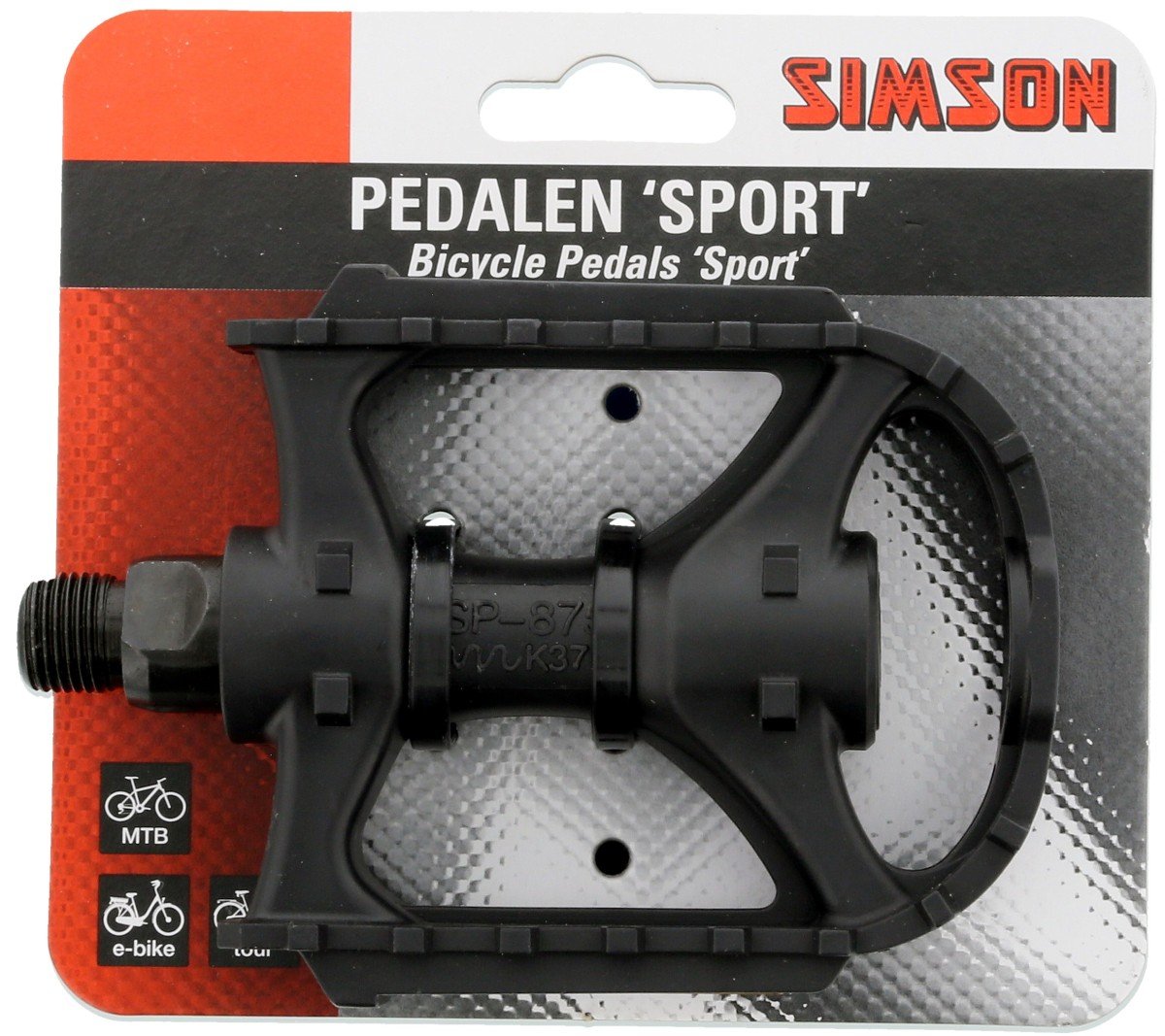 RE0203A Simson pedalen 'Sport'